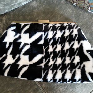 Stella McCartney Oversized B&W Clutch